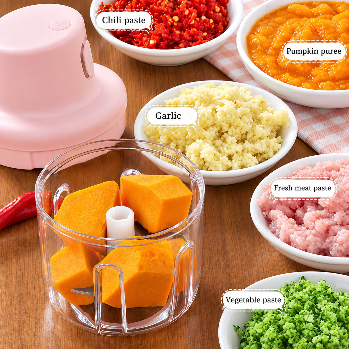 Mini Chopper Machine – Electric Food & Vegetable Chopper | Fast & Easy Kitchen Cutter