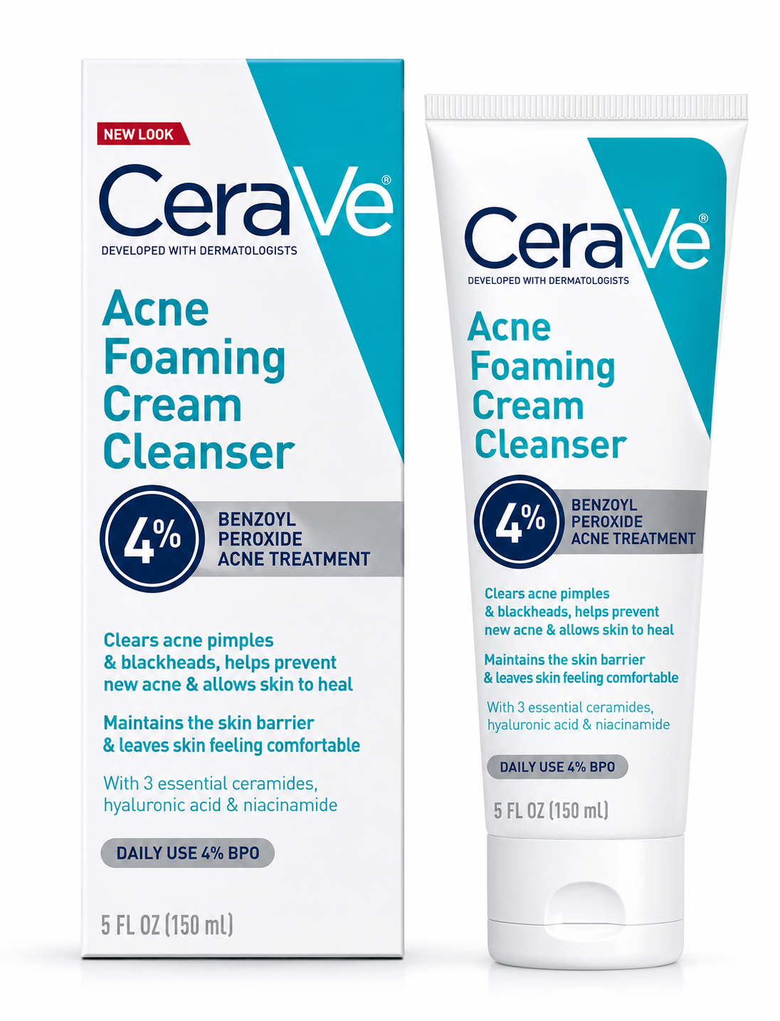 CeraVe 4-in-1 Skincare Kit | Retinol, Cleanser, Night Cream & Sunscreen