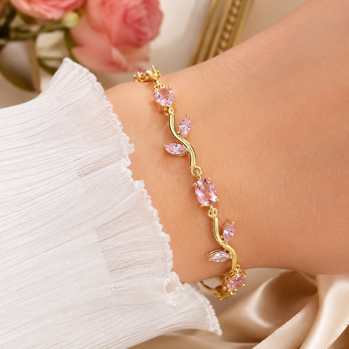 Tulip Bracelet for Women | Stainless Steel Elegant Bracelet