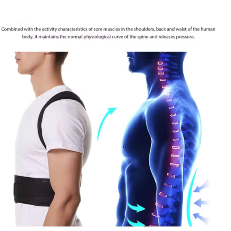 Posture Corrector Belt | Back & Spine Support Belt for Men & Women