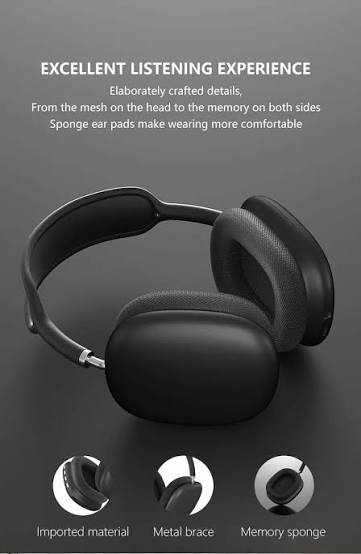 P9 Wireless Bluetooth Headphones | Over-Ear Stereo Headset