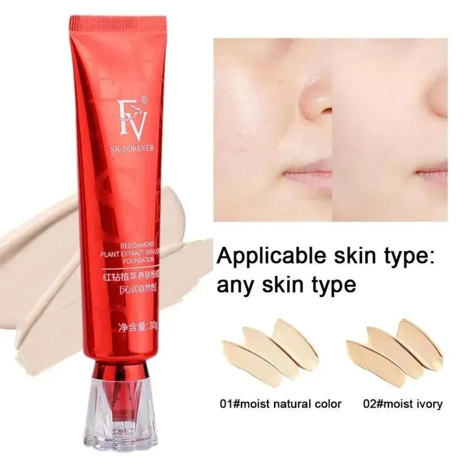 Flicka 2-in-1 Makeup Combo | Primer 60G + Ivory Foundation 30G