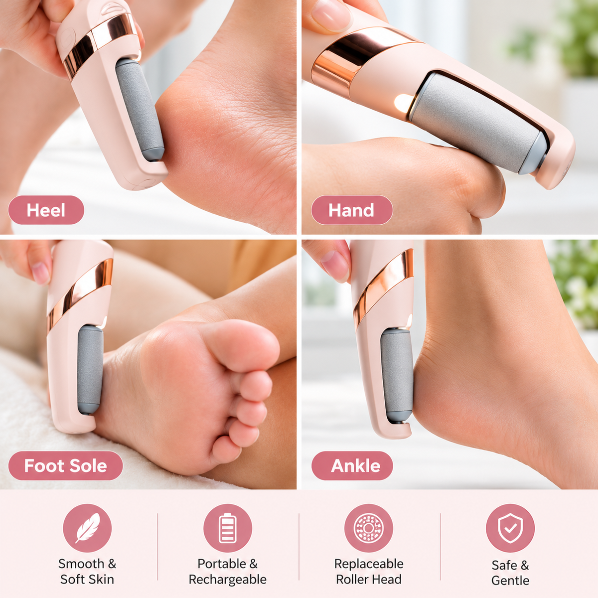 Rechargeable Electric Pedi Foot Filer | Callus Remover