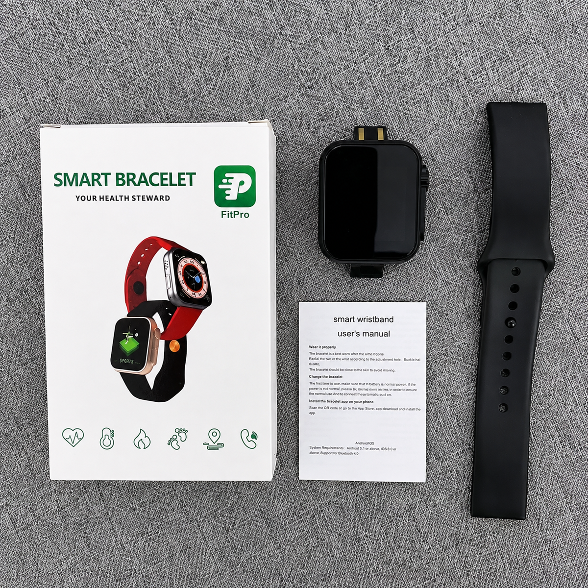 D20 Ultra Fitness Smart Bracelet | Bluetooth Fitness Watch
