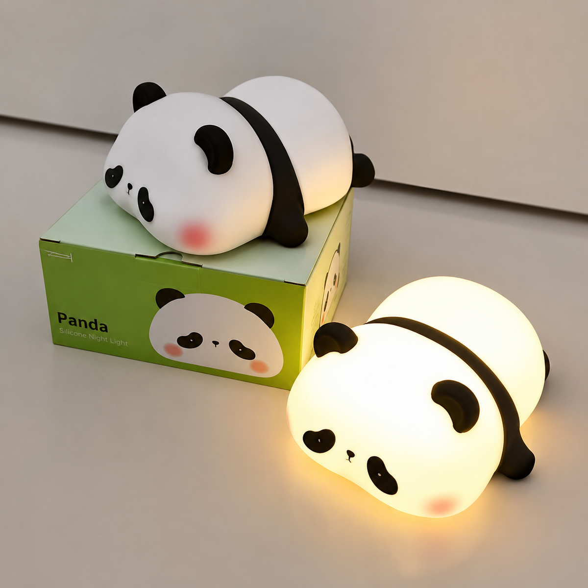 Rechargeable Panda Lamp | Cute Silicone Night Light