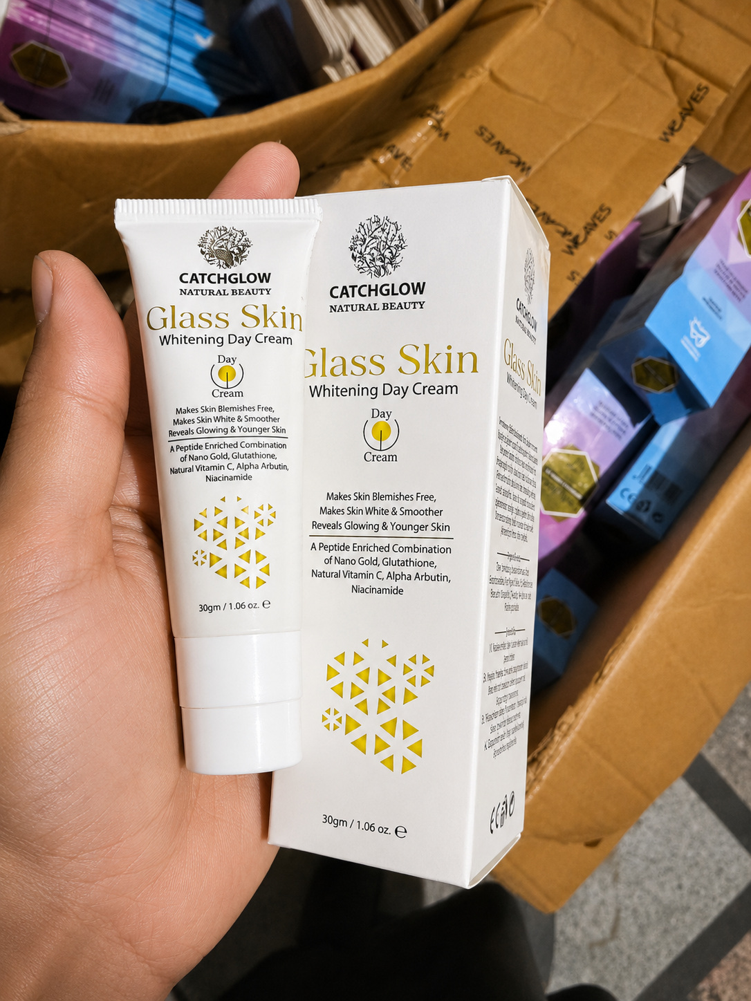 Catchglow Glass Skin Day Cream | Radiant Glow Skincare