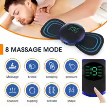 Rechargeable EMS Butterfly Massager | Portable Muscle Stimulator | Pain Relief Device