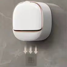 Wall-Mounted Soap Holder | Flip-Cover Bathroom Soap Dish