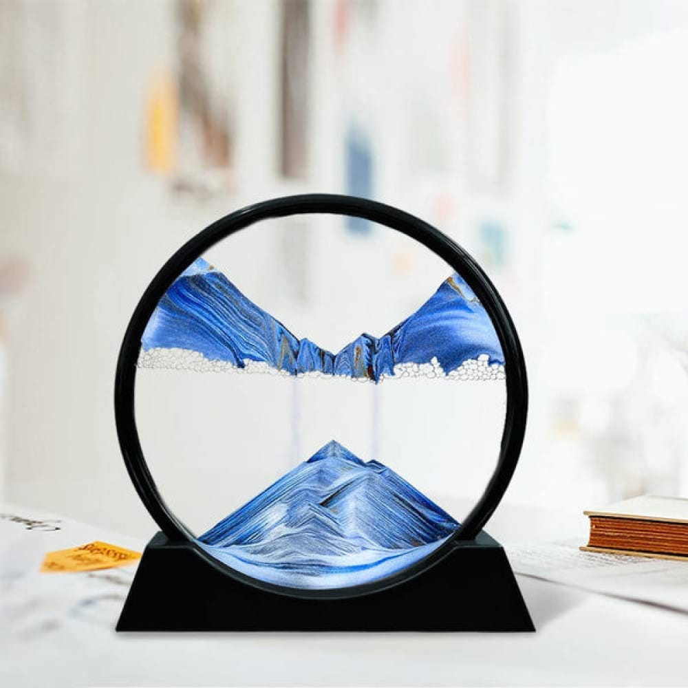 3D Moving Sand Art Lamp | Flowing Sand Painting Desk Decor