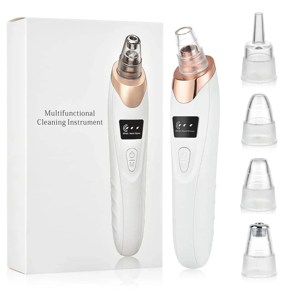 5-in-1 Blackhead Remover Machine | Rechargeable Facial Pore Vacuum